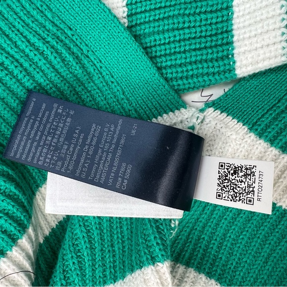 Tommy Hilfiger Striped Sweater M - Picture 7 of 13